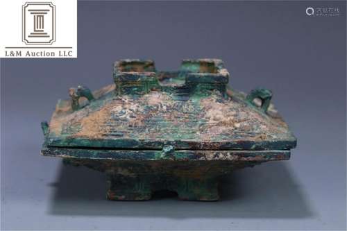 A Chinese Bronze Buddhist Vessel