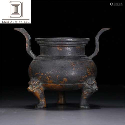 A Chinese Bronze Incense Burner