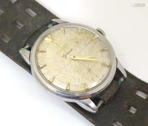 An Omega watch, the dial signed Omega Geneve Swiss…
