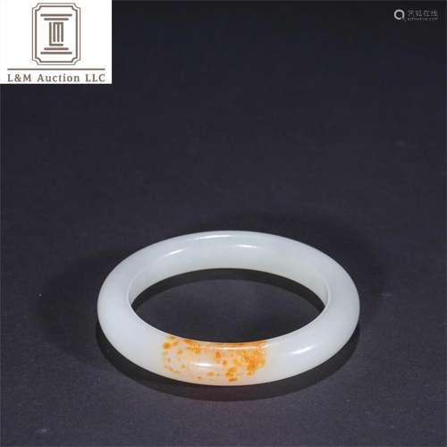 A Chinese Carved Jade Bracelet