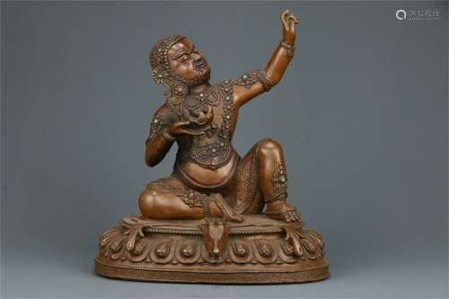 Copper Bodied Statue of Buddha