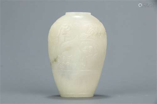 Hetian Jade Small Vase