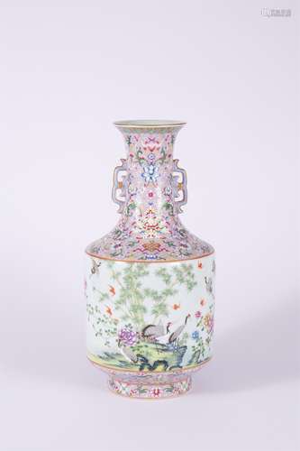 Famille Rose Vase