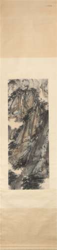 Vertical Painting by Fu Baoshi