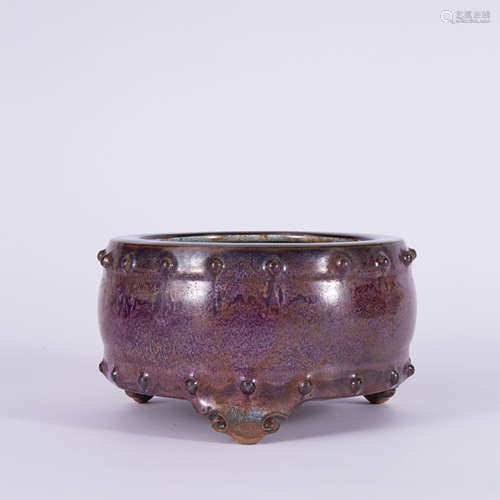 A Jun Ware Tripod Censer