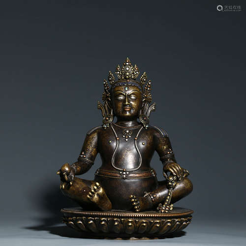 A Copper Alloy Figure of Jambhala