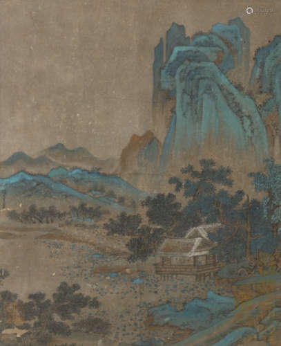 A Chinese Landscape Painting, Zhao Daheng Mark