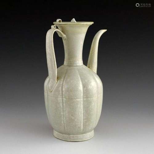 A Chinese Qingbai wine ewer, probably So