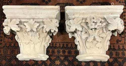 A pair of 18th Century architectural lim