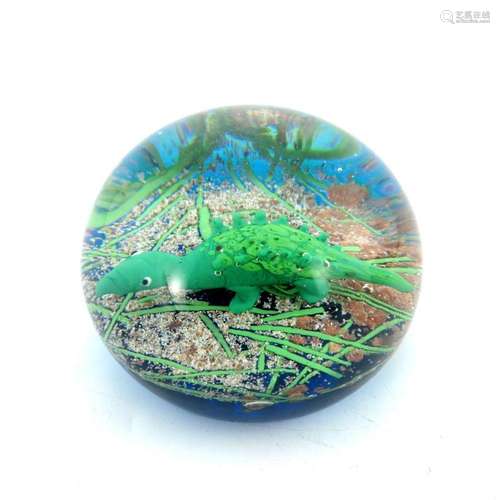 William Manson, a lampwork glass paperwe