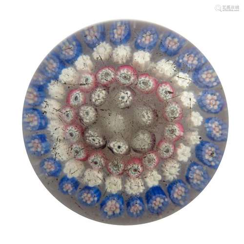 Clichy, a concentric millefiori glass pa