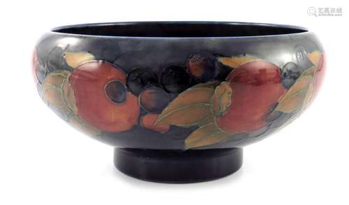 William Moorcroft, a Pomegranate bowl, c