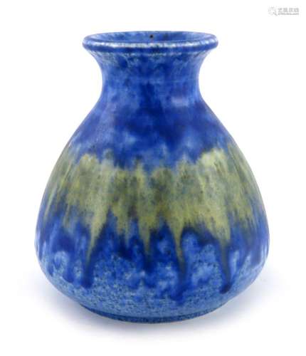 Ruskin Pottery, a Crystalline vase, 1930