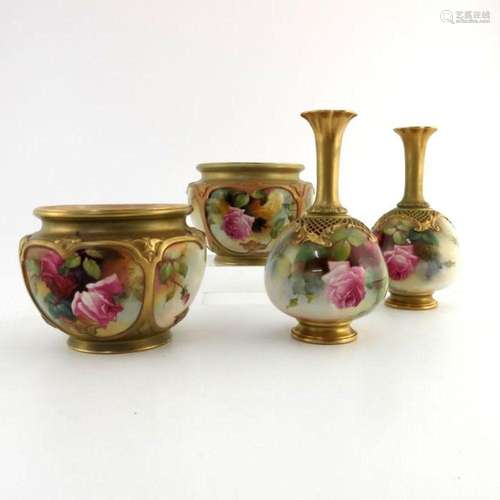 F J Bray et al for Royal Worcester, two