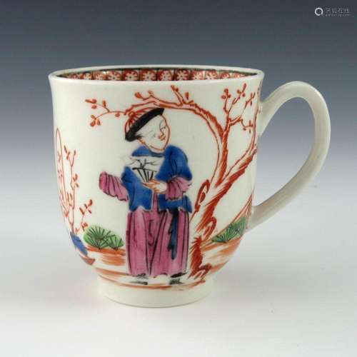 A Worcester polychrome coffee cup, circa