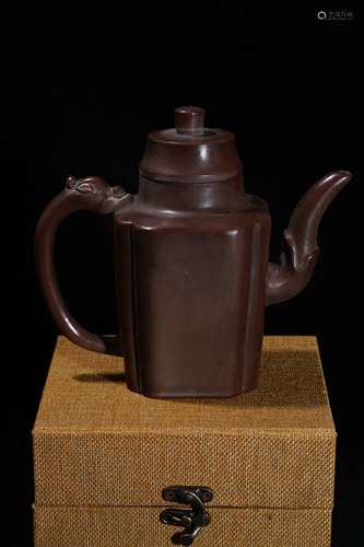 A Purple Clay Tea Pot