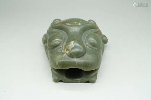 A Jade Tiger Ornament