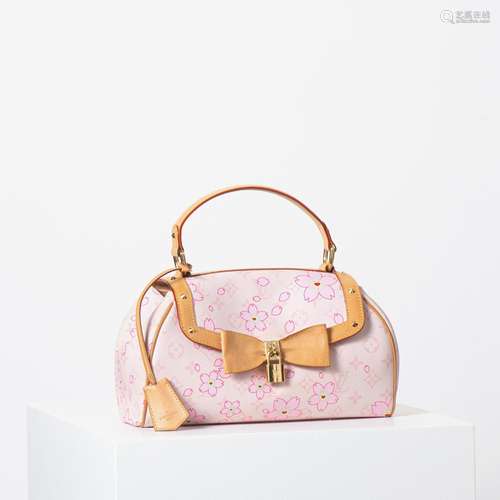 A LOUIS VUITTON LIMITED EDITION CHERRY BLOSSOM MONOGRAM CANV...