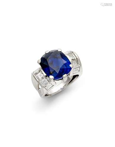 WOLFERS SAPPHIRE & DIAMOND RING