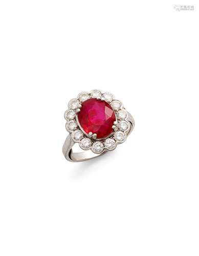 WOLFERS RUBY & DIAMOND RING