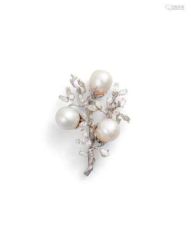 LASCAR IMPORTANT PEARL & DIAMOND