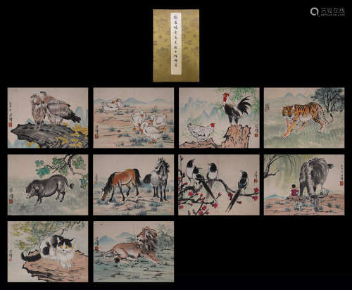 A Chinese Painting Album Mark Xu Beihong