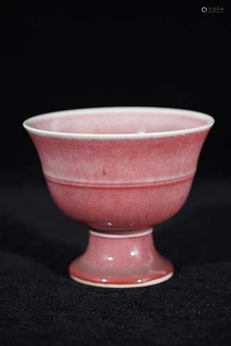 A Red Glaze Goblet