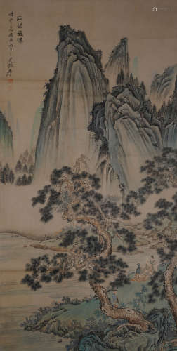 A Chinese Landscape Painting Mark Zhang Daqian