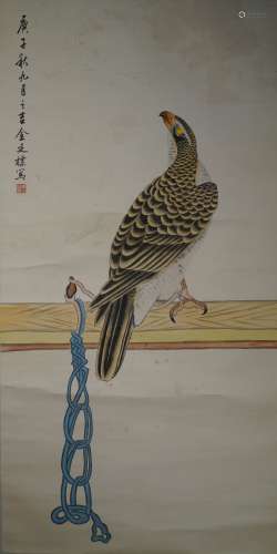 A Chinese Bird Painting  Mark Jin Tingpiao
