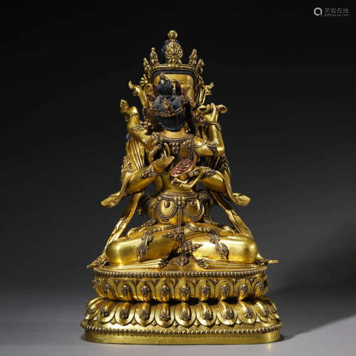 Gilt Bronze Figure of Vajradhara