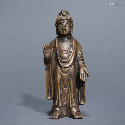 Bronze Figure of Standing Shakyamuni