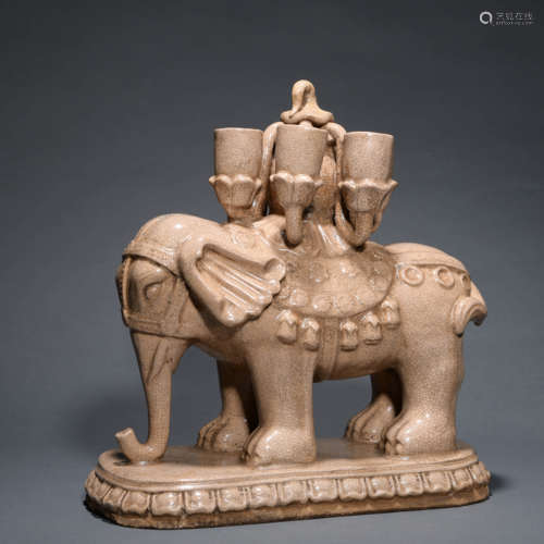 Celadon Glad Elephant Zun