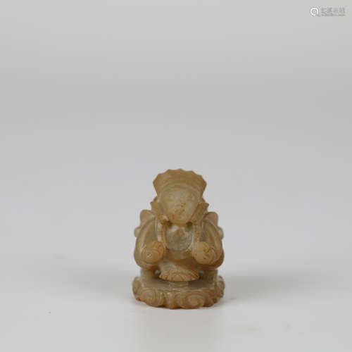 China Hotan jade stove top.Song