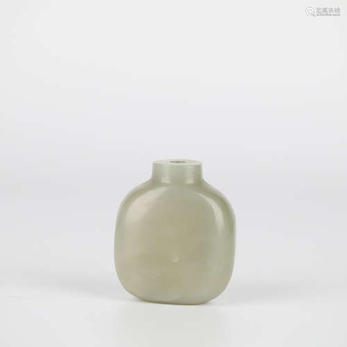 China Hotan jade snuff bottle