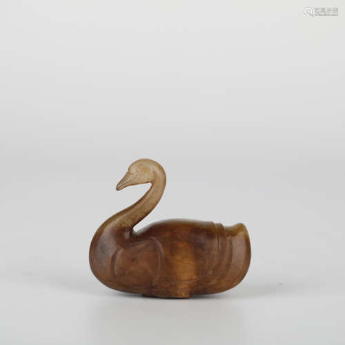 Ancient Chinese jade goose，Song