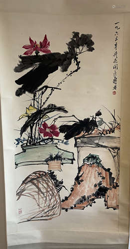 A Chinese ink painting