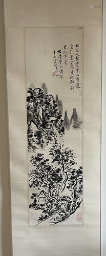 Chinese ink landscape painting