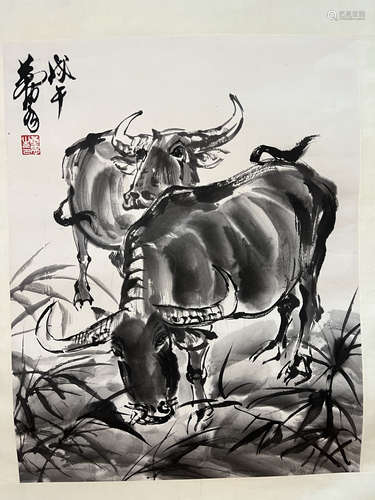 Chinese ink cattle