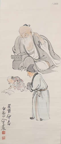 A Wang zhen's figure painting