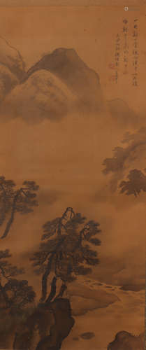 A Wang hui's landscape painting