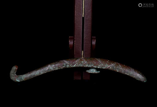 A bronze buckle