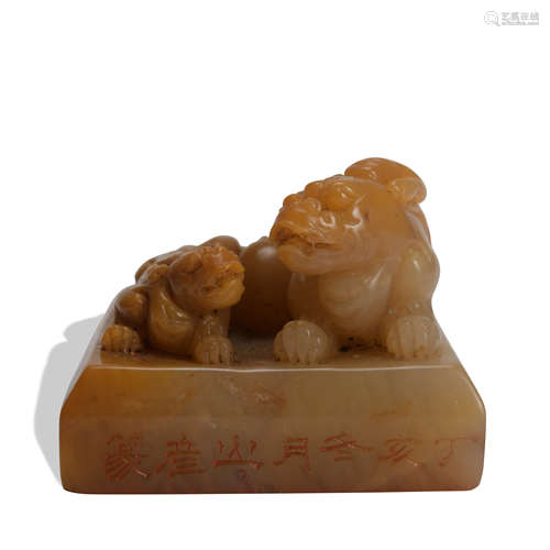 A Tian huang 'beast' seal