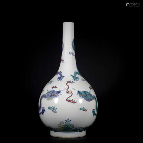 A Su sancai 'dragon' vase