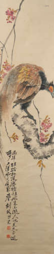 A Gao jianfu's flowers and birds painting