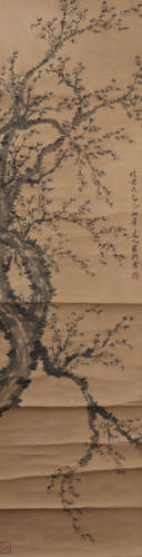 A Luo pin's plum blossom painting