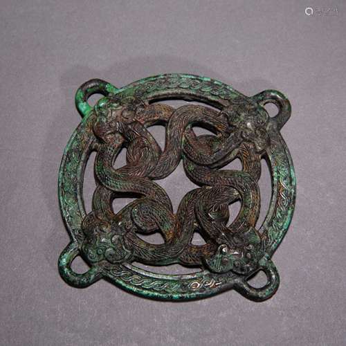 Chinese Han Dynasty
Bronze Pan Dragon Wear Jewelry