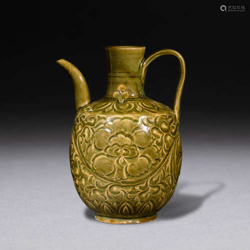 Song Dynasty of China
Yaozhou kiln shaved flowers and tangle...