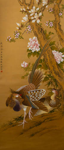 Qing Dynasty of China
Hanging scroll of 