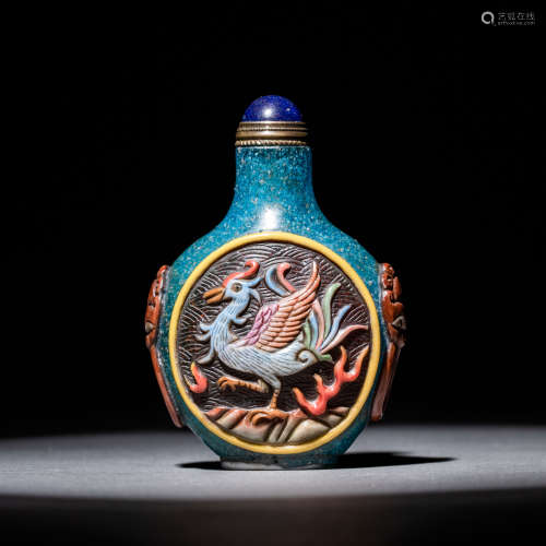 Ming Dynasty of China
Glass snuff bottle