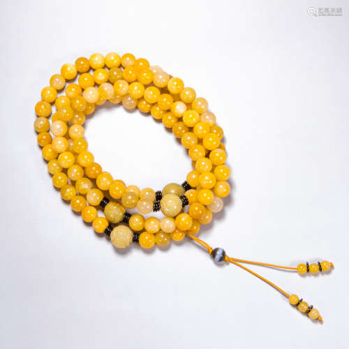 Qing Dynasty of China
108 jade Buddha beads